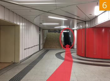 都庁前駅からのアクセス