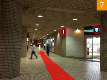 都庁前駅からのアクセス