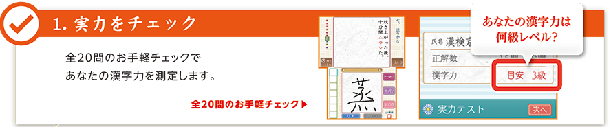 実力をチェック