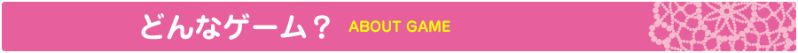 どんなゲーム？